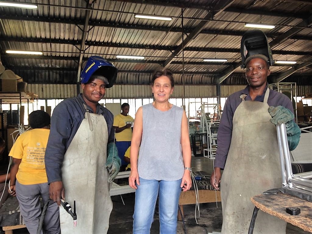 All weather outdoor furniture manufacturing team