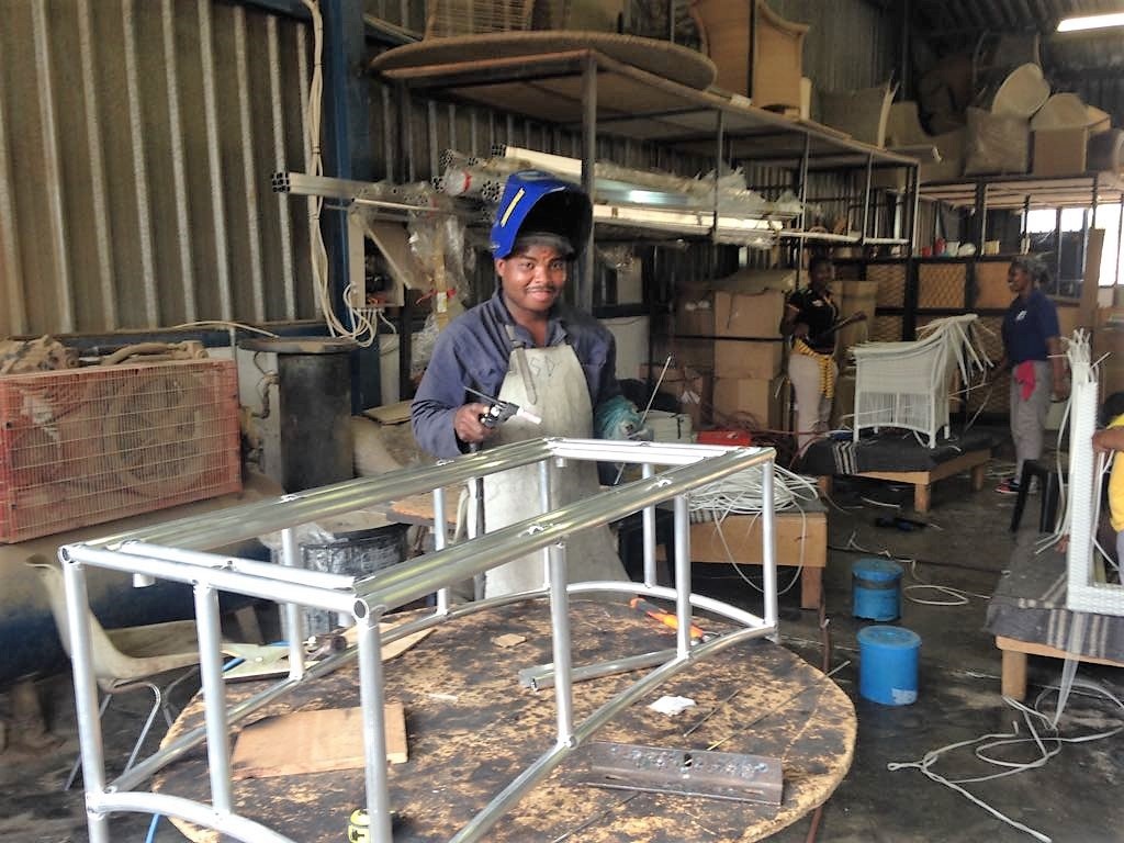 All weather outdoor furniture manufacturing workshop