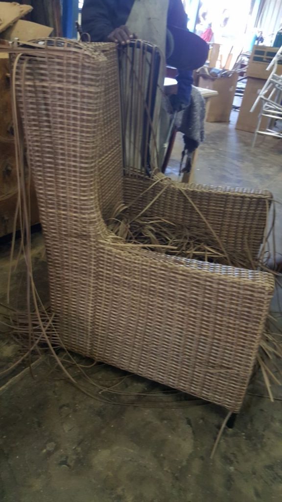 All weather outdoor designer chair.