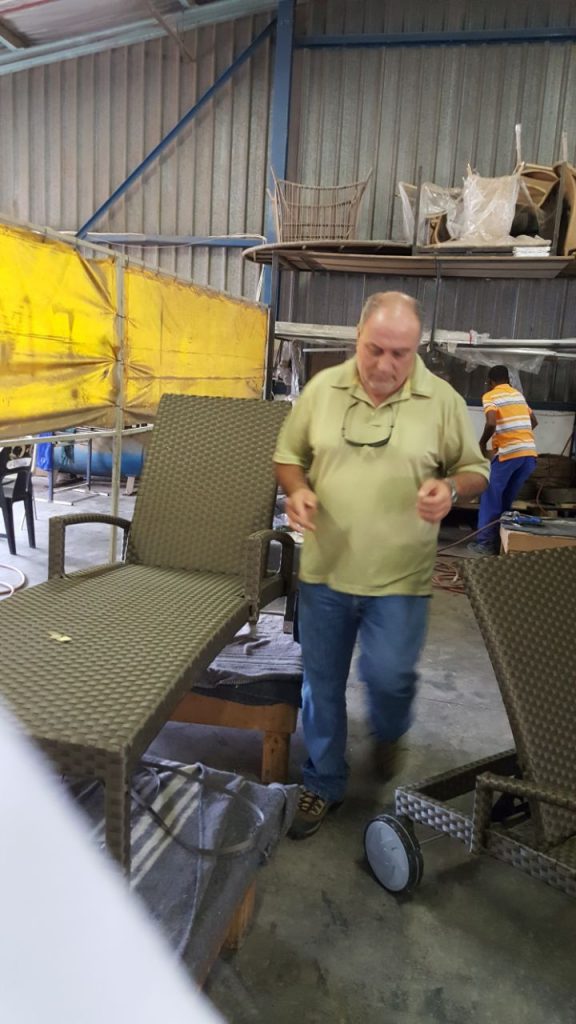 Furniture manufacturing workshop.