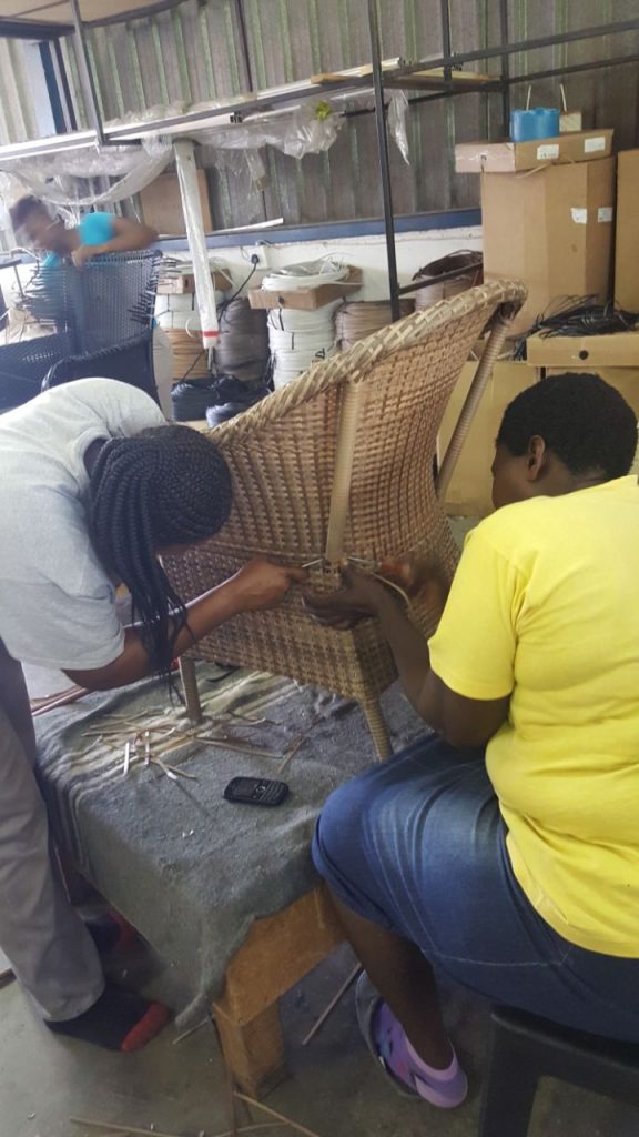 Furniture manufacturing workshop.